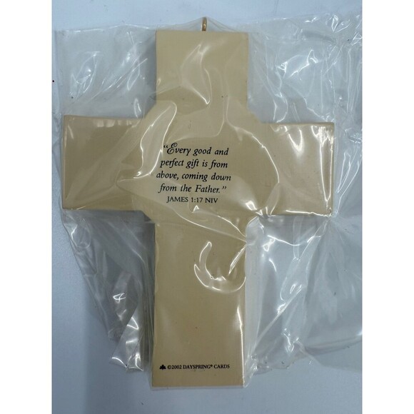 Baby 1st 2002 DaySpring Christmas Celebration Collection Cross Dove - Picture 5 of 6